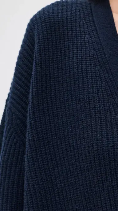 Jenni Kayne Cropped Cashmere Cocoon Cardigan Navy M | Thumbnail 6