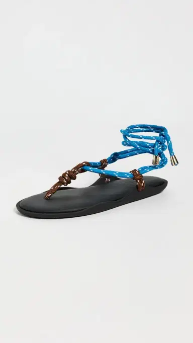 Flòwze Flo Twin Rope Sandals Brown/Sky Blue | Thumbnail 2