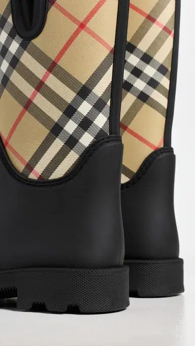 Burberry Rubber Marsh Stamp High Boots | Thumbnail 4