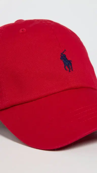 Polo Ralph Lauren Twill Classic Sport Cap Red One Size | Thumbnail 5