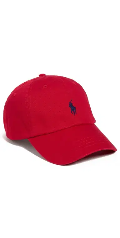 Polo Ralph Lauren Twill Classic Sport Cap Red One Size | Thumbnail 1