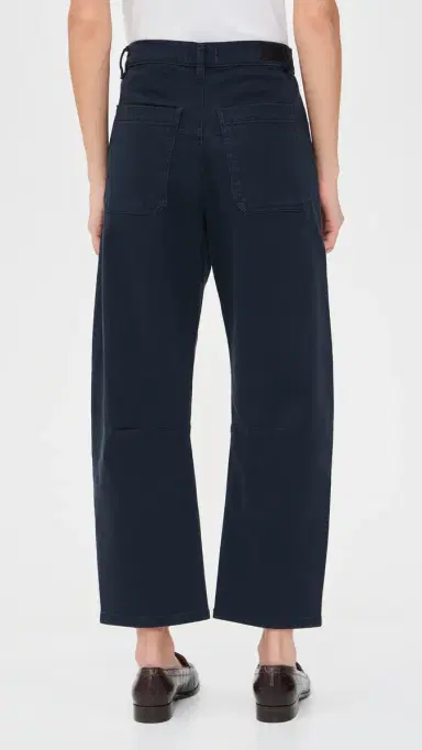 DL1961 Bilie Easy Barrel High Rise Pants Navy Marine 24 | Thumbnail 3