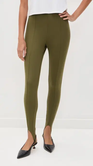 LE BOP Maris Ponte Leggings ilitary Green | Thumbnail 2