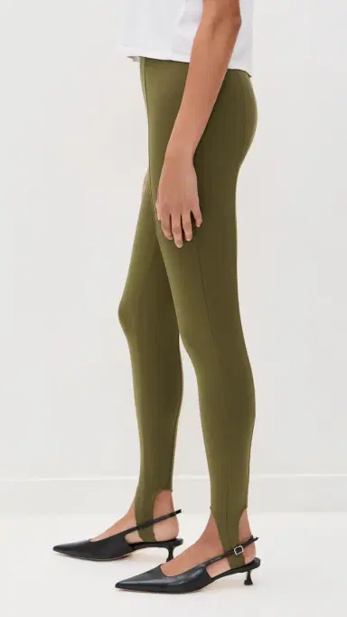 LE BOP Maris Ponte Leggings ilitary Green | Thumbnail 4