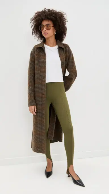 LE BOP Maris Ponte Leggings ilitary Green | Thumbnail 6