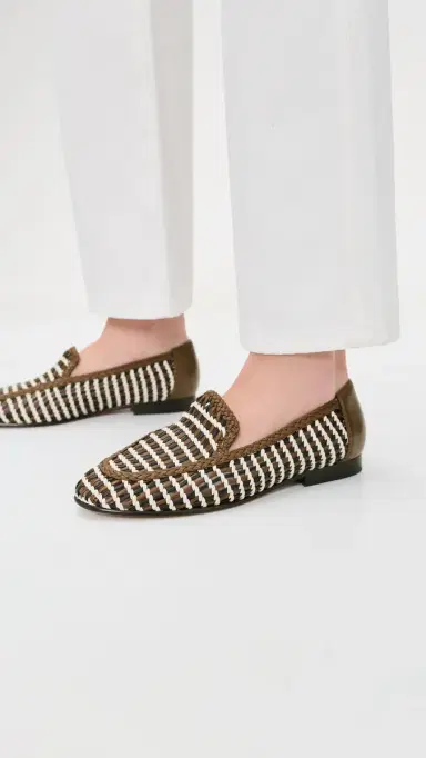 Veronica Beard Prilla Woven Flats Brown Multi | Thumbnail 3 Veronica Beard Prilla Woven Flats Brown Multi | Thumbnail 3