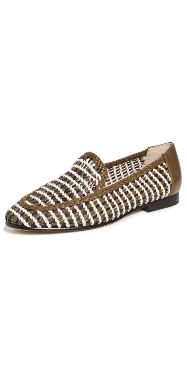 Veronica Beard Prilla Woven Flats Brown Multi | Thumbnail 1 Veronica Beard Prilla Woven Flats Brown Multi | Thumbnail 1
