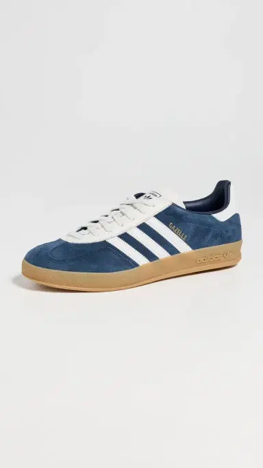 Adidas Gazelle Indoor Sneakers Night Indigo/Core White/Gum 3 9 | Thumbnail 2