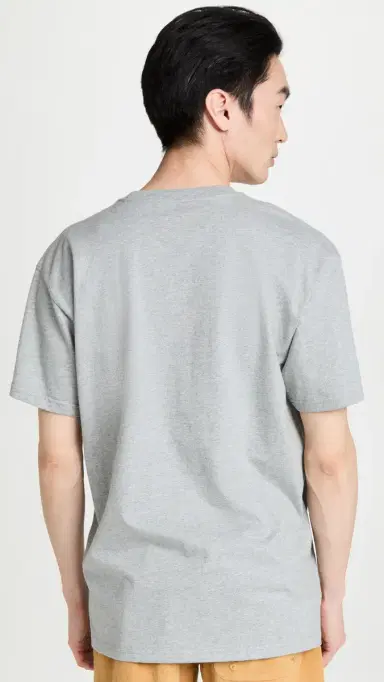 Carhartt WIP Short Sleeve Chase T-Shirt Grey Heather | Thumbnail 3 Carhartt WIP Short Sleeve Chase T-Shirt Grey Heather | Thumbnail 3