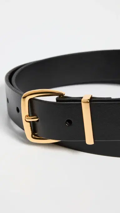 Madewell The Essential Leather Belt True Black L | Thumbnail 5