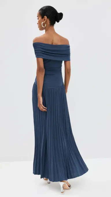 Lioness Field of Dreams Maxi Dress Navy | Thumbnail 3