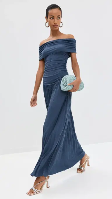 Lioness Field of Dreams Maxi Dress Navy | Thumbnail 5