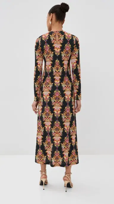 La DoubleJ Long Sleeve Swing Dress Cornucopia | Thumbnail 3