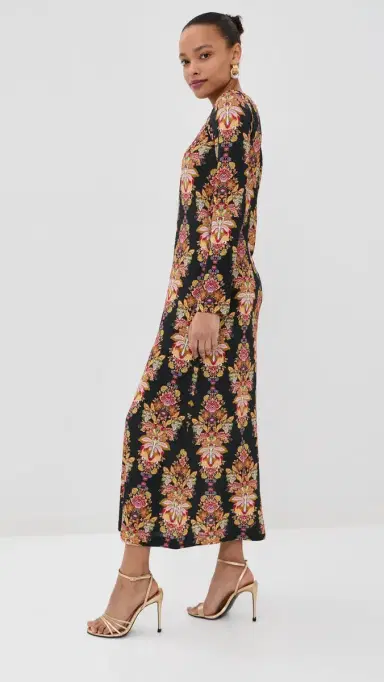 La DoubleJ Long Sleeve Swing Dress Cornucopia | Thumbnail 4