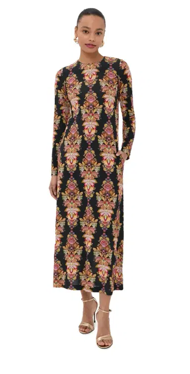 La DoubleJ Long Sleeve Swing Dress Cornucopia | Thumbnail 1