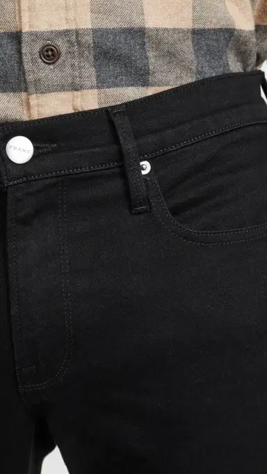Frame L'Homme Slim Jeans Noir 29 | Thumbnail 6