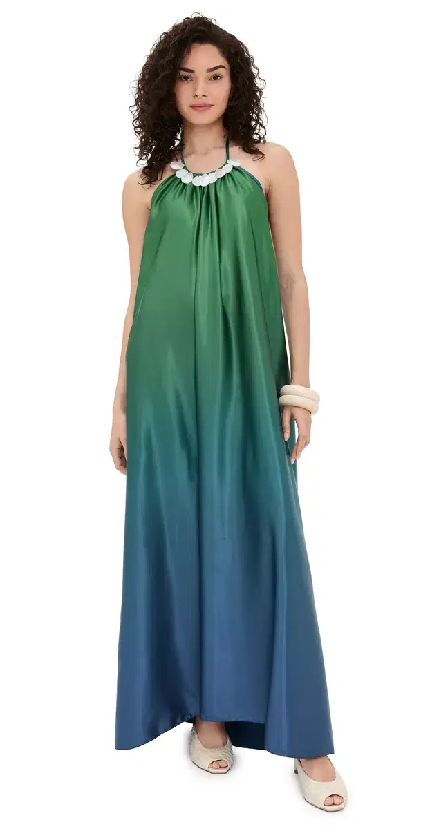 Canto axi Dress Deep Green Ombre Canto axi Dress Deep Green Ombre