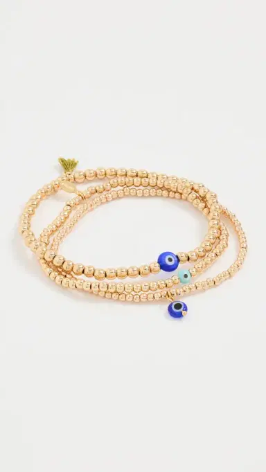 SHASHI Lapis Azui Bracelets Gold One Size | Thumbnail 2