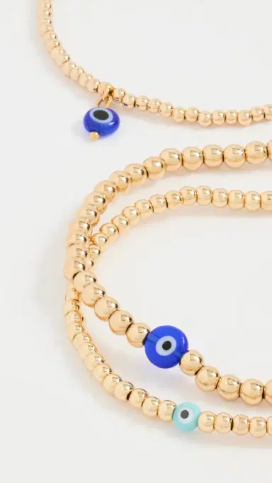 SHASHI Lapis Azui Bracelets Gold One Size | Thumbnail 4