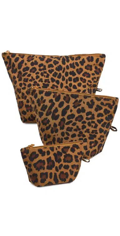 BAGGU Go Pouch Set Leopard | Thumbnail 1 BAGGU Go Pouch Set Leopard | Thumbnail 1