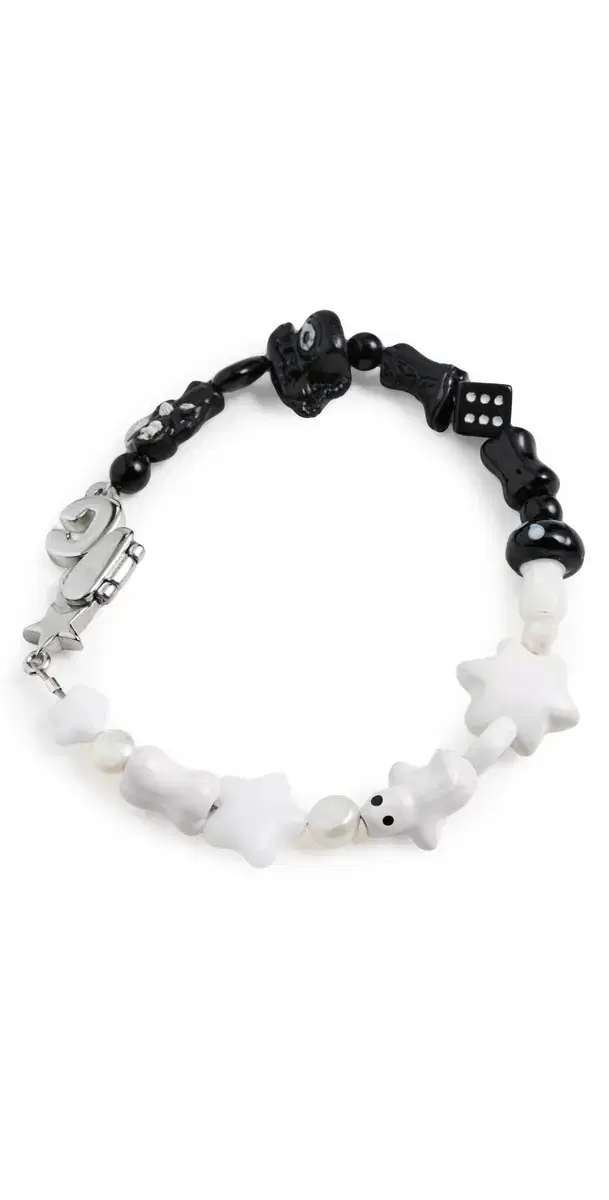 The Lancer Bracelet White, Black One Size