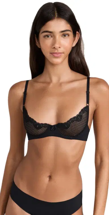 Timpa Duet Lace Underwire Demi Bra | Thumbnail 1 Timpa Duet Lace Underwire Demi Bra | Thumbnail 1
