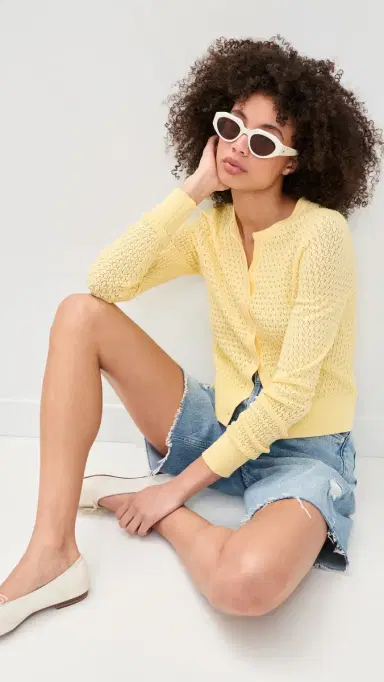 Joe's Jeans The Pointelle Dani Cardigan | Thumbnail 5 Joe's Jeans The Pointelle Dani Cardigan | Thumbnail 5