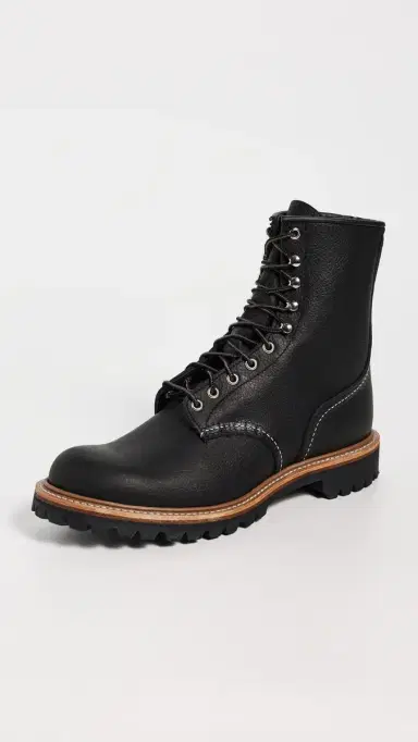 Red Wing Logger Oil Slick Leather Boots | Thumbnail 2 Red Wing Logger Oil Slick Leather Boots | Thumbnail 2