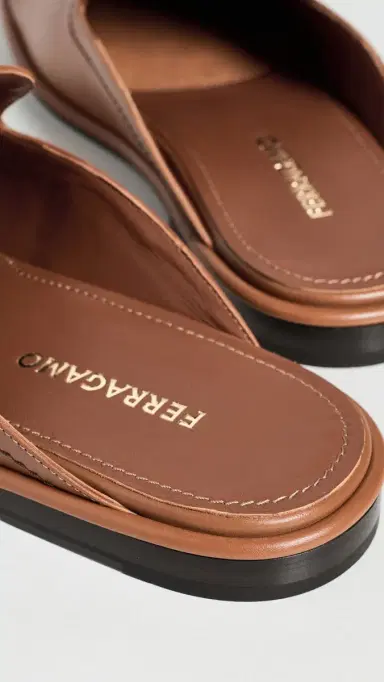 Ferragamo Tampa Leather Slip Ons | Thumbnail 3