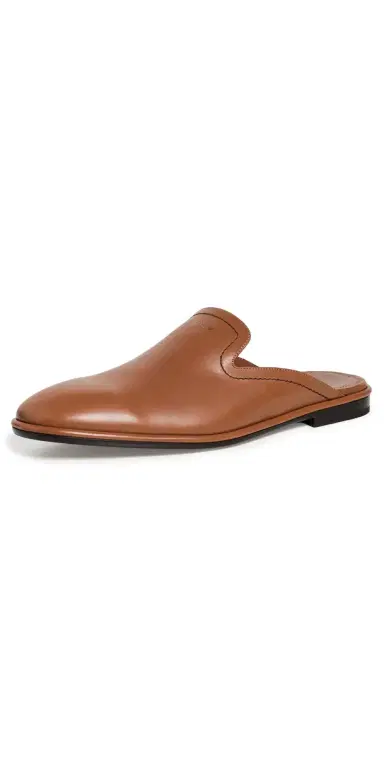 Ferragamo Tampa Leather Slip Ons | Thumbnail 1