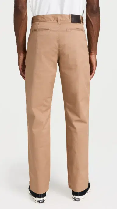 Naked & Famous Denim Straight Chino Beige Stretch Twill Trousers Beige 34 | Thumbnail 3 Naked & Famous Denim Straight Chino Beige Stretch Twill Trousers Beige 34 | Thumbnail 3