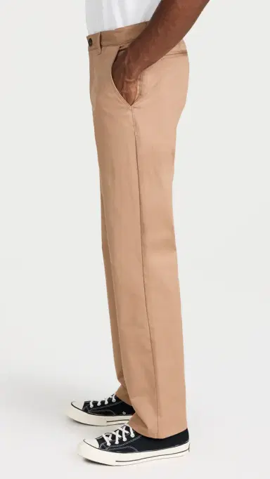 Naked & Famous Denim Straight Chino Beige Stretch Twill Trousers Beige 34 | Thumbnail 4 Naked & Famous Denim Straight Chino Beige Stretch Twill Trousers Beige 34 | Thumbnail 4