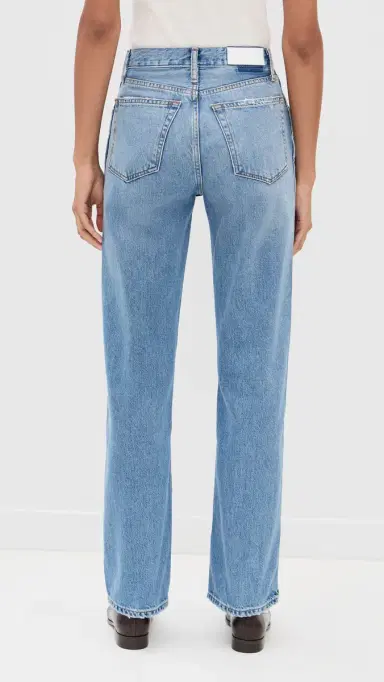 RE/DONE 90s High Rise Loose Jeans Worn Blue 27 | Thumbnail 3