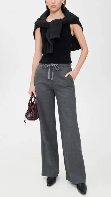 AMO Nora Pants Heather Grey | Thumbnail 5 AMO Nora Pants Heather Grey | Thumbnail 5