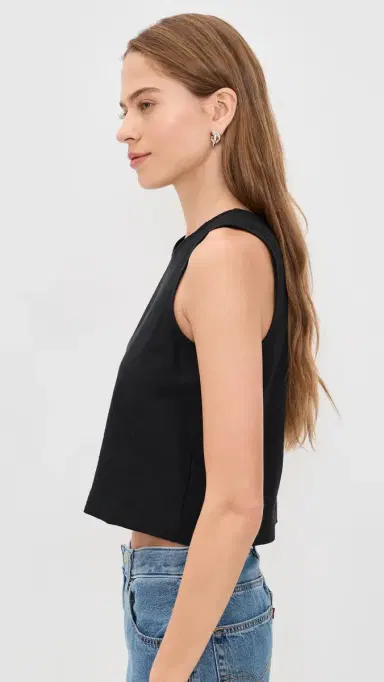 Z Supply Sloane Linen Top Black | Thumbnail 4