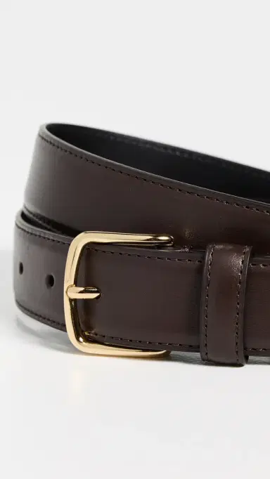 Vince 32mm Stitched Leather Belt | Thumbnail 5