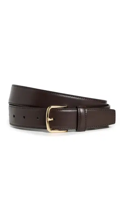 Vince 32mm Stitched Leather Belt | Thumbnail 6
