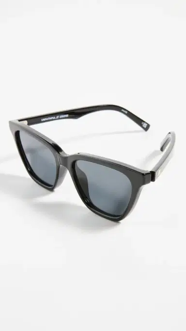 Le Specs Unfaithful Sunglasses Black One Size | Thumbnail 5