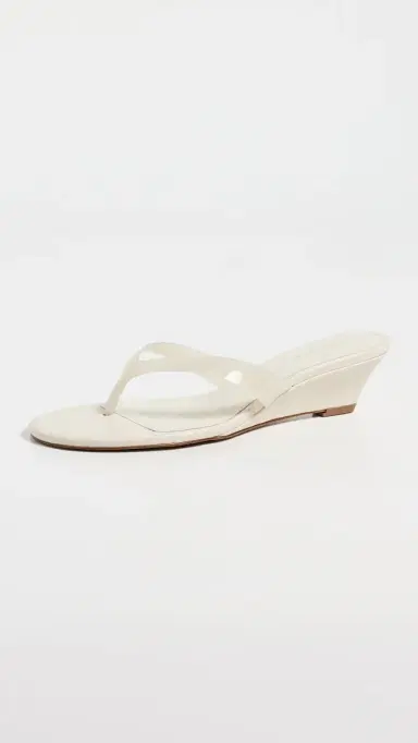 Schutz Roslyn Jelly Wedges Sugar White | Thumbnail 2 Schutz Roslyn Jelly Wedges Sugar White | Thumbnail 2