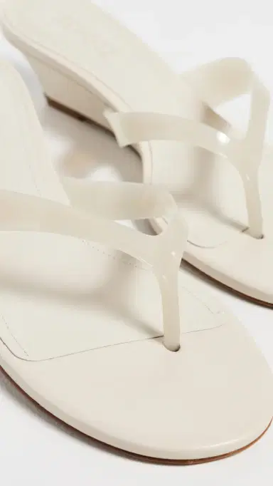 Schutz Roslyn Jelly Wedges Sugar White | Thumbnail 6 Schutz Roslyn Jelly Wedges Sugar White | Thumbnail 6