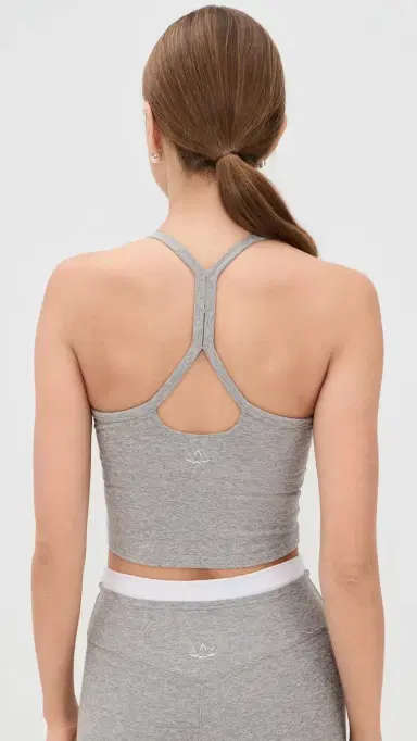 Beyond Yoga Spacedye Slim Racerback Cropped Tank Silver Mist S | Thumbnail 3 Beyond Yoga Spacedye Slim Racerback Cropped Tank Silver Mist S | Thumbnail 3