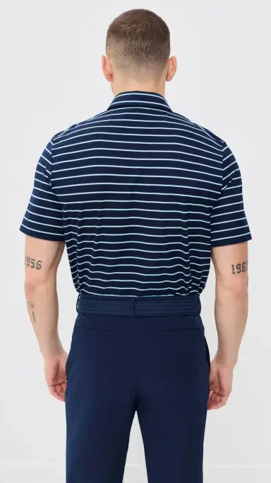 RLX Ralph Lauren Multi Stripe Tour Pique Polo Refined Navy Multi | Thumbnail 3 RLX Ralph Lauren Multi Stripe Tour Pique Polo Refined Navy Multi | Thumbnail 3