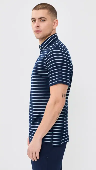 RLX Ralph Lauren Multi Stripe Tour Pique Polo Refined Navy Multi | Thumbnail 4 RLX Ralph Lauren Multi Stripe Tour Pique Polo Refined Navy Multi | Thumbnail 4