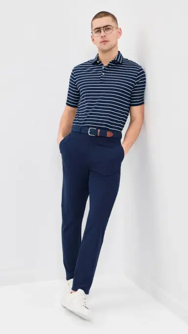 RLX Ralph Lauren Multi Stripe Tour Pique Polo Refined Navy Multi | Thumbnail 5 RLX Ralph Lauren Multi Stripe Tour Pique Polo Refined Navy Multi | Thumbnail 5