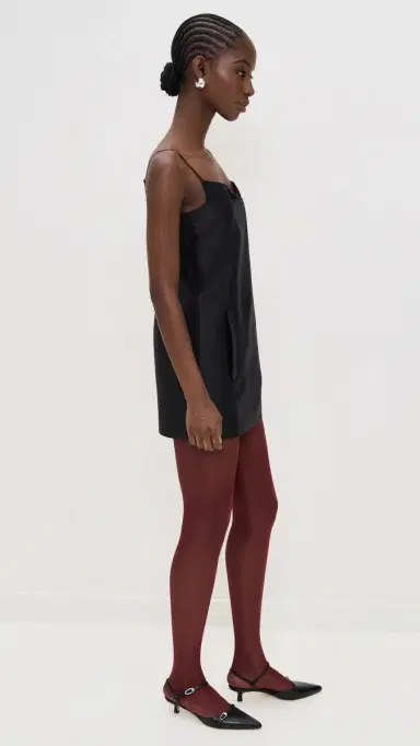 SHUSHU/TONG Double Corset Straps Dress Black | Thumbnail 4