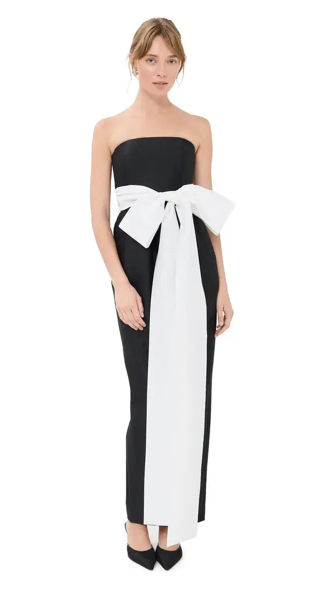Lina Dress Black / White