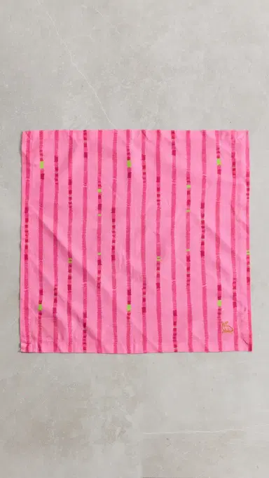 Coniglio Palm Beach Napkin Set Lane Lines Pink Float One Size | Thumbnail 4