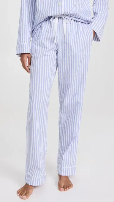 BedHead PJs Classic Stripe Pajama Set Blue 3D S | Thumbnail 5