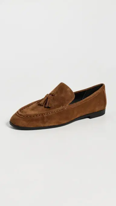 Black Suede Studio Finn Loafers Tobacco Suede 40 | Thumbnail 2