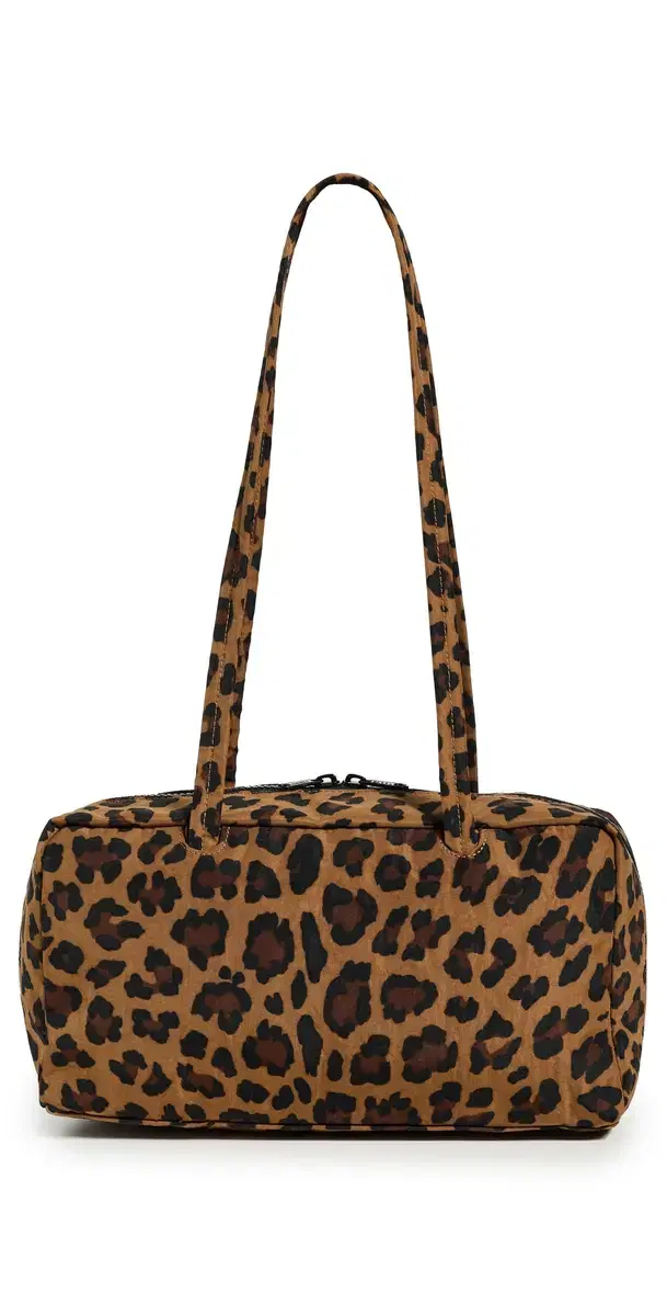 BAGGU Nylon Bowler Bag Leopard One Size